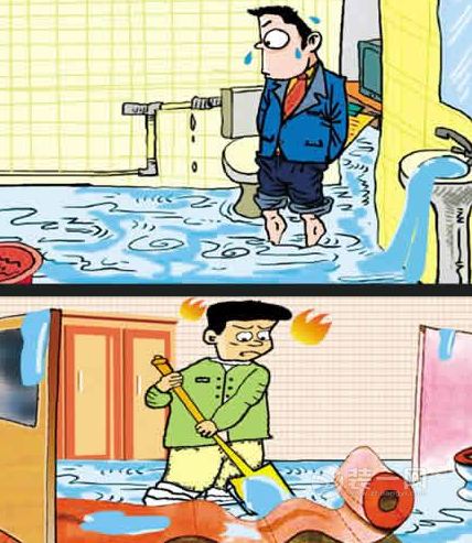 包头一小区旧水管爆裂 一户爆裂需20多户停水维修